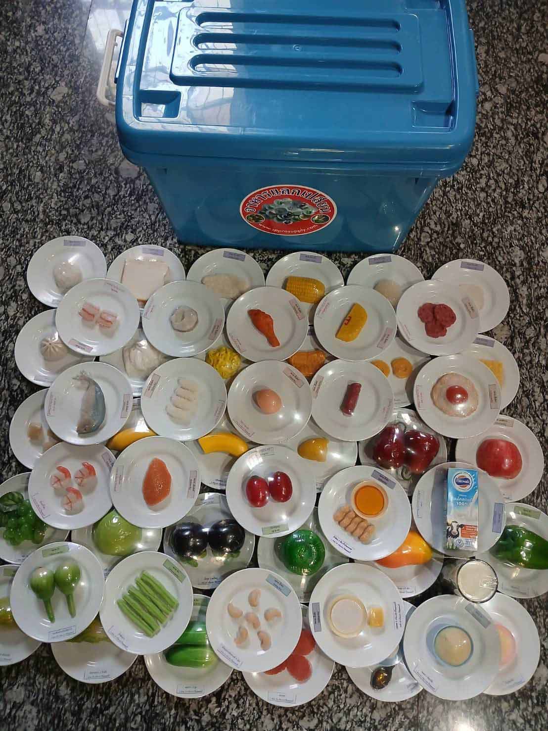 โมเดลอาหารแลกเปลี่ยน 52 รายการ (ชุดใหญ่)